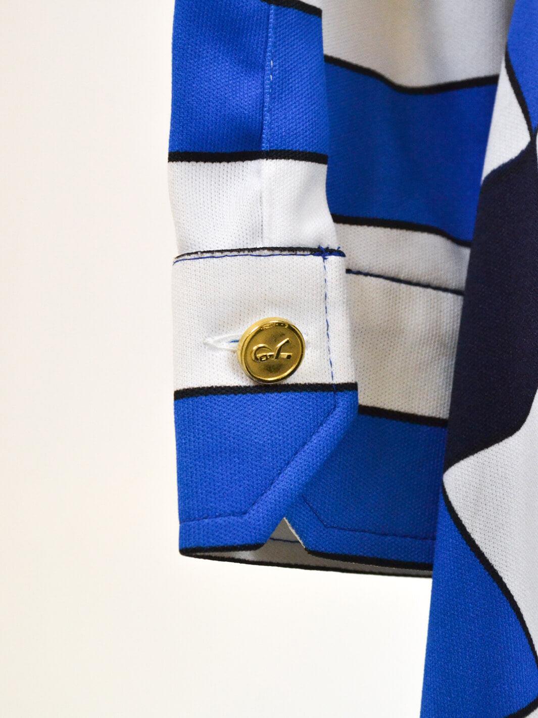 Roberta di Camerino blue and white dress, 70s W22040512  Roberta di Camerino 