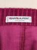 Saint Laurent Skirt in Burgundy Velvet MR120725.59  Yves Saint Laurent 