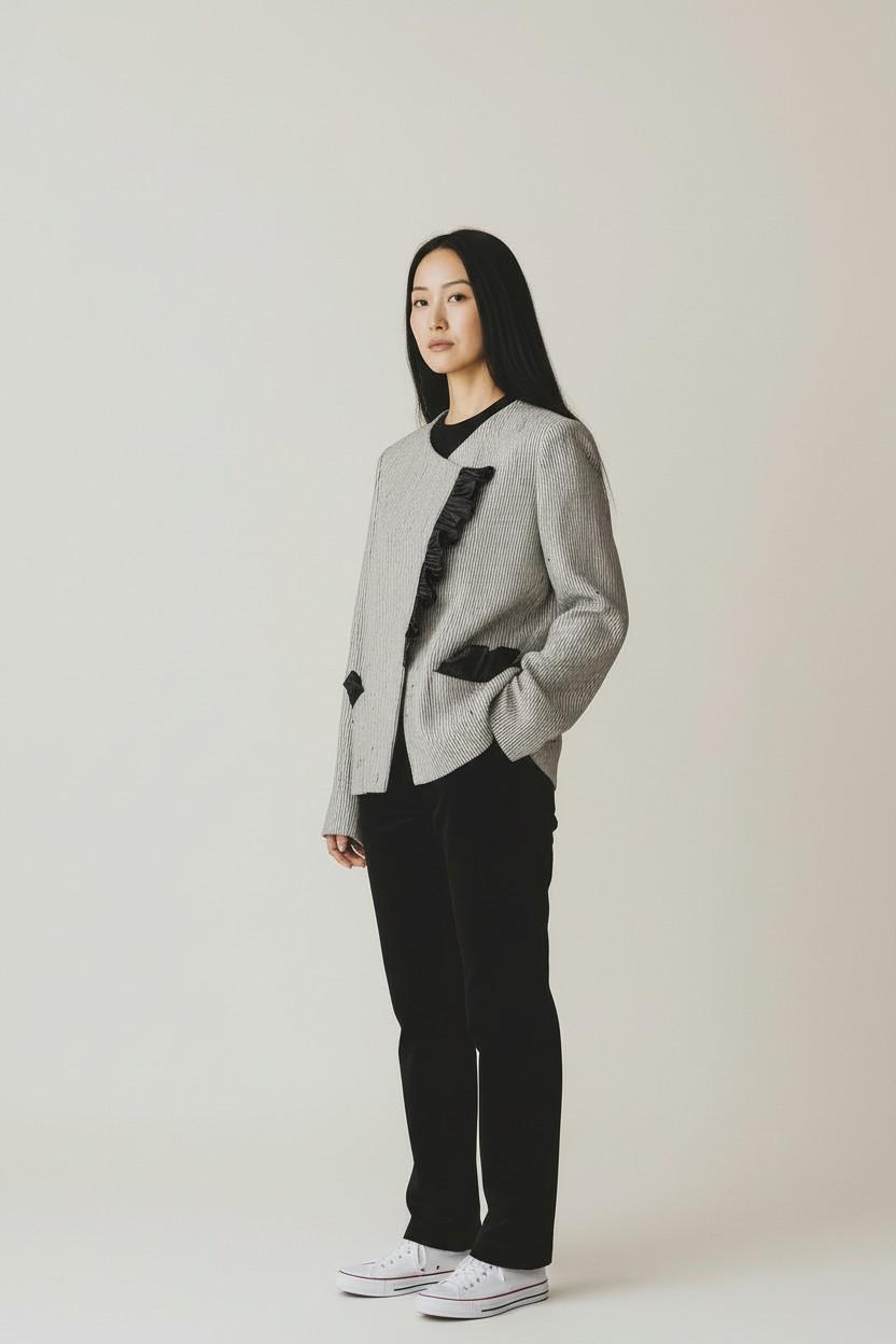 Andrè Laug Striped Jacket WCV151124.7  Andre Laug 