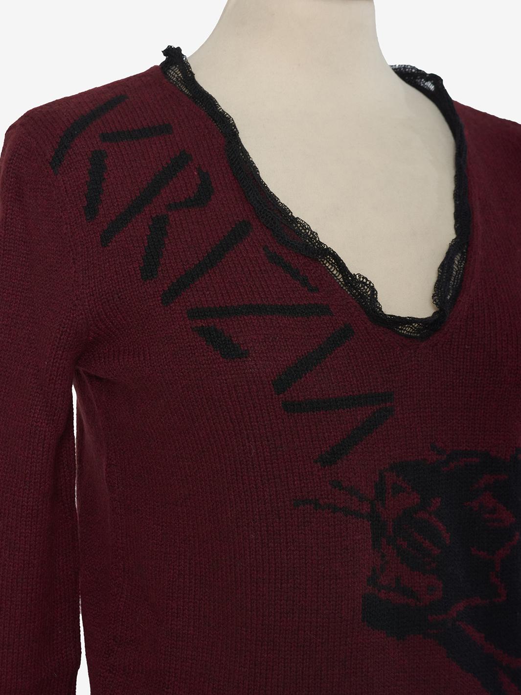 Maglia Krizia in Cashmere Bordeaux