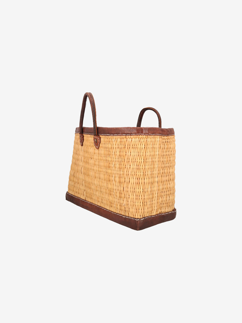 Vintage Wicker Bag W200326.4  Vintage 