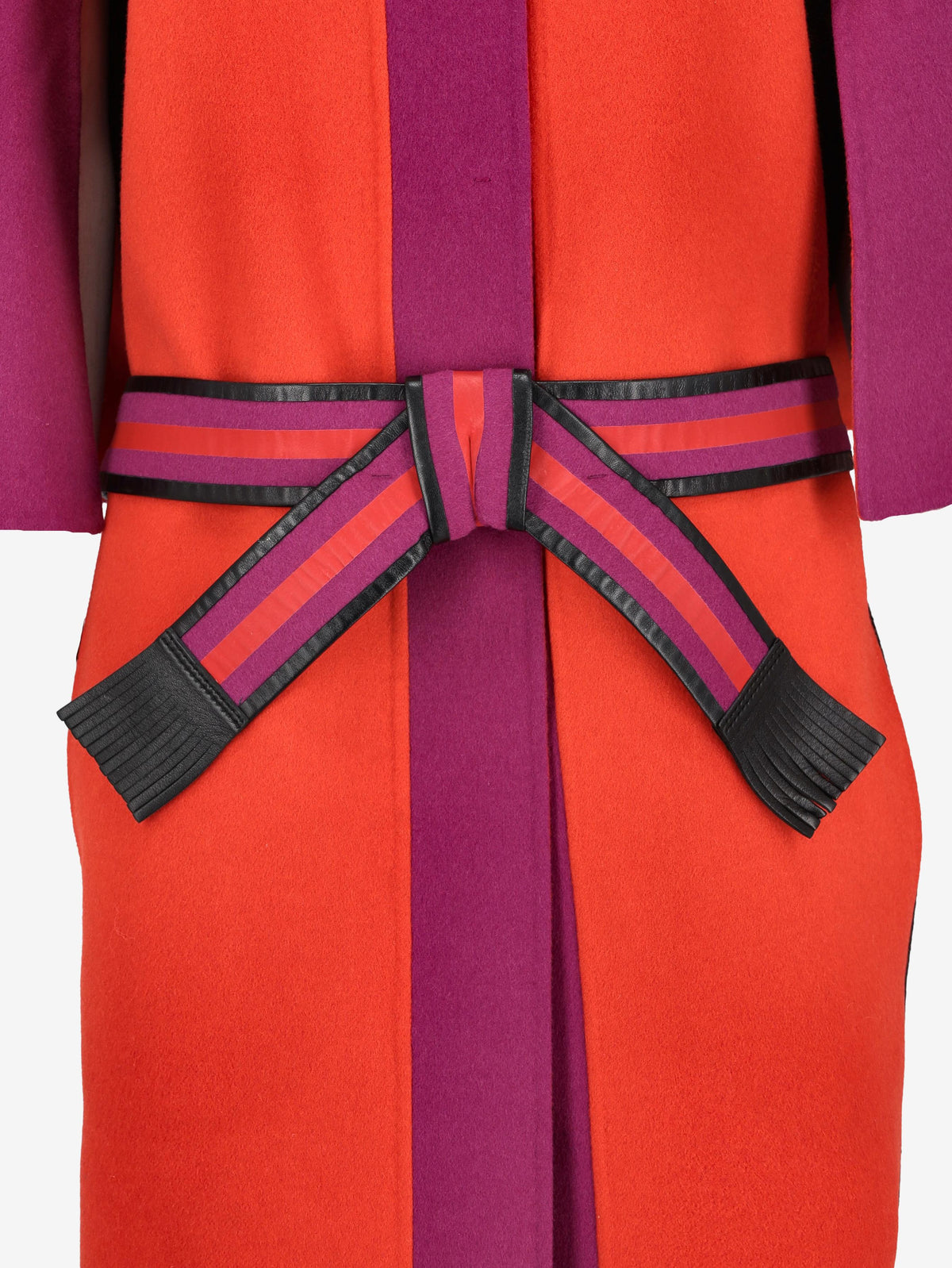 Fendi Multicolored Wool Cape Coat W27526.41  Fendi 