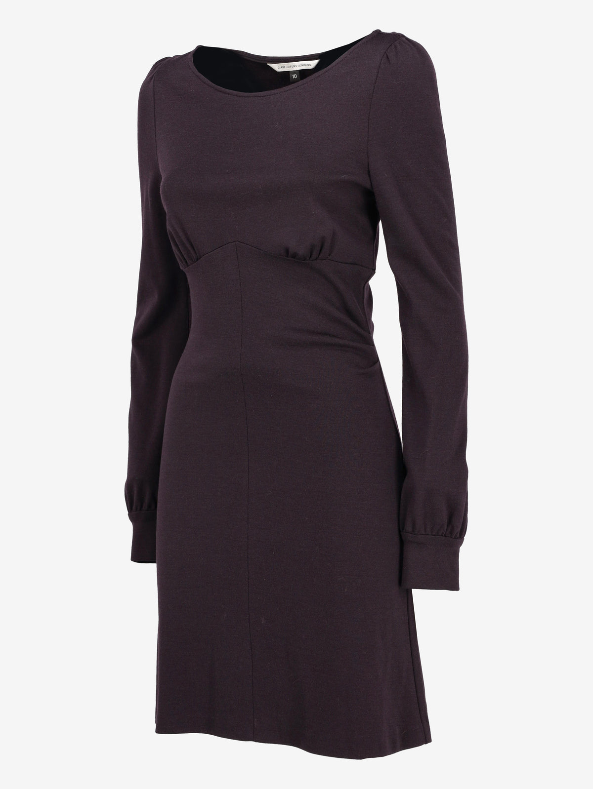 Diane von Furstenberg Long-Sleeve Wool Mini Dress CVB20.47.20  Diane Von Furstenberg 