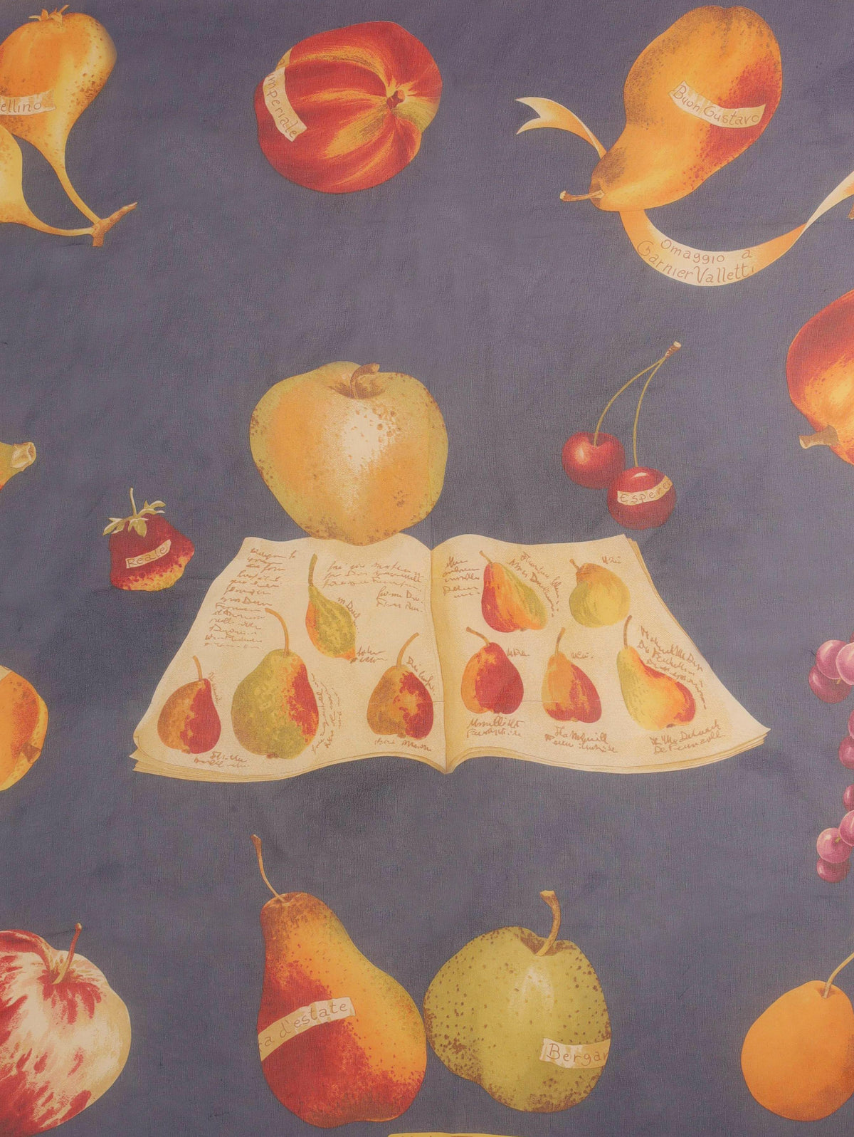 Ferragamo Fruits Print Foulard WCV300625.24  Ferragamo 