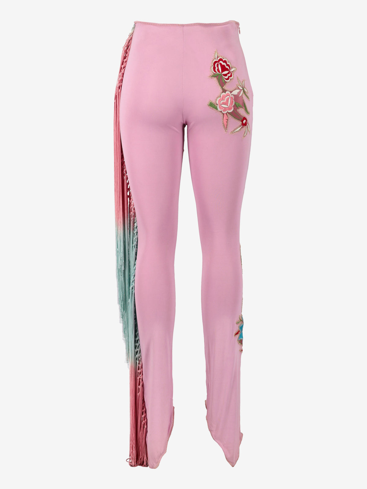 Voyage Investi nei pantaloni originali con frange