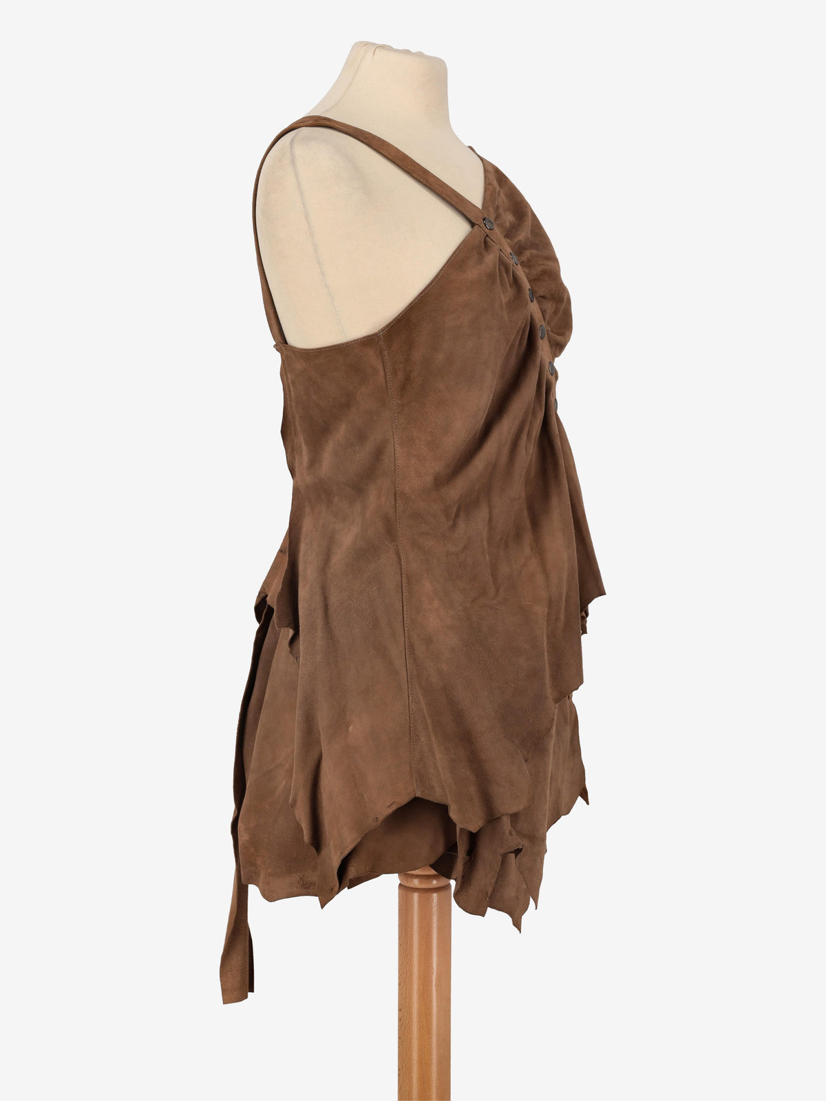 Issey Miyake Brown Suede Set DM10043112  Issey Miyake 