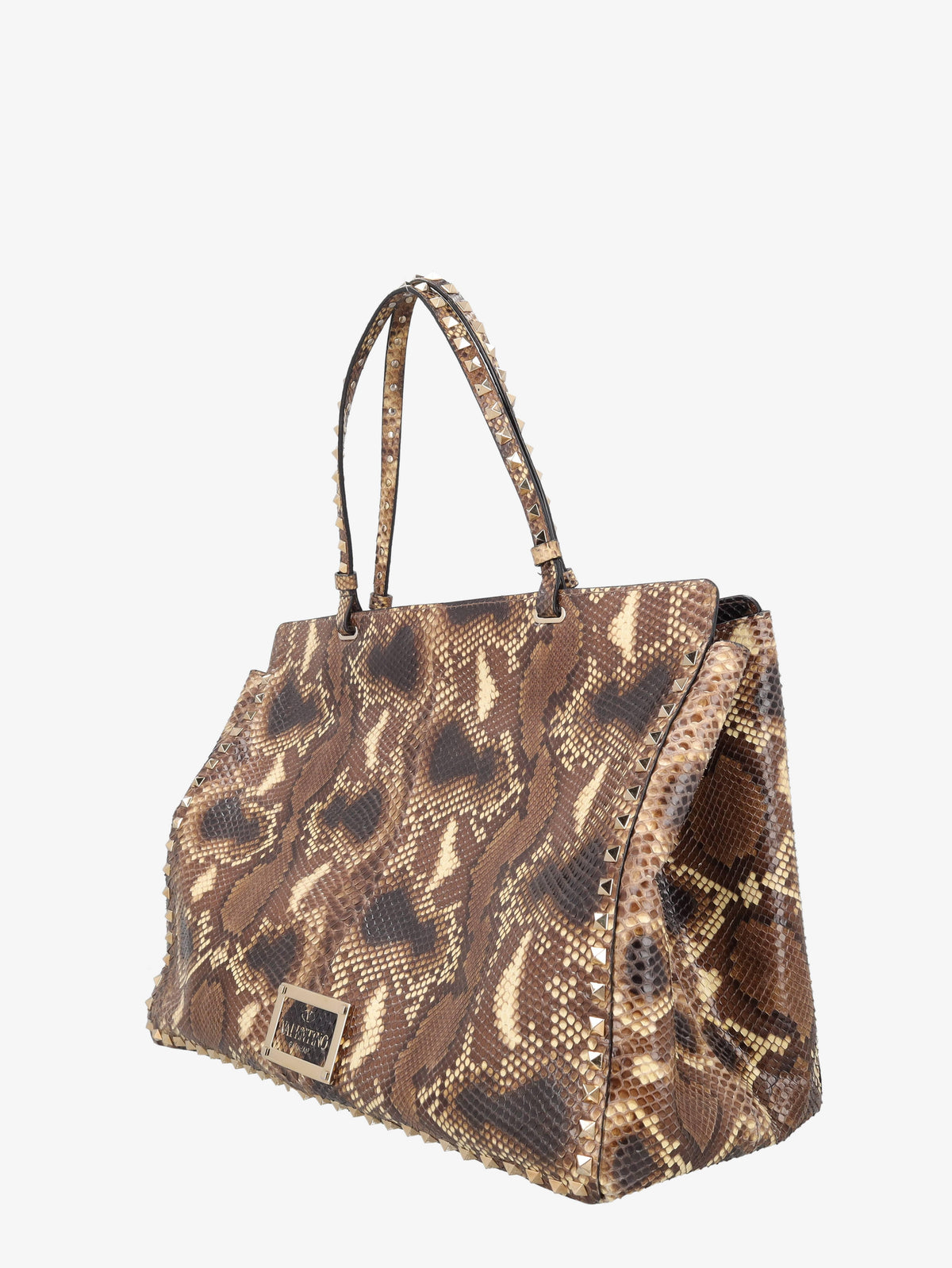 Valentino Python Shopper Bag