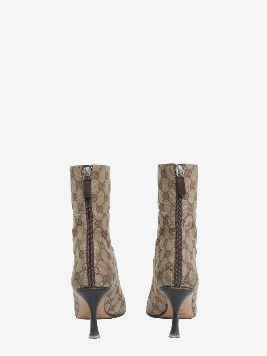 Gucci Monogram 靴子 - 90 年代