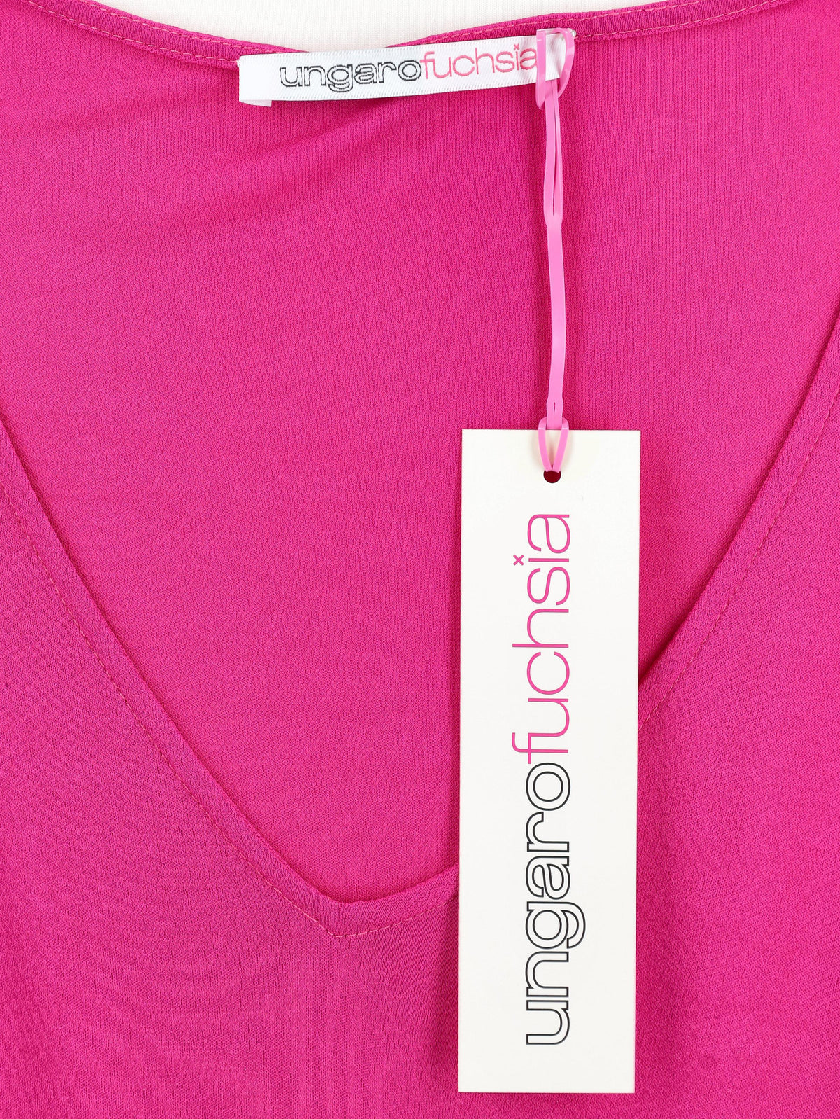Ungaro Fuchsia Asymmetrical Dress