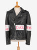 Vintage Lettering Biker Jacket WCV250856.03  Vintage 