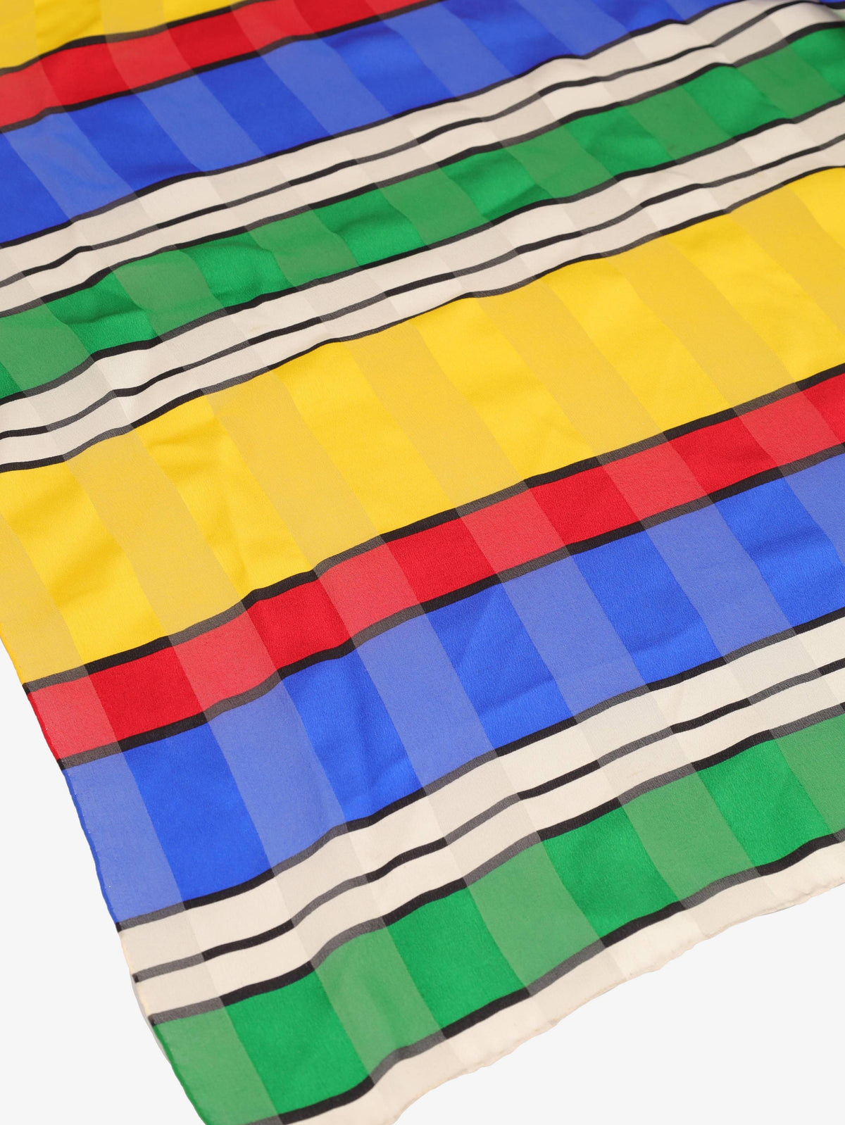 Vintage Rainbow Silk Scarf