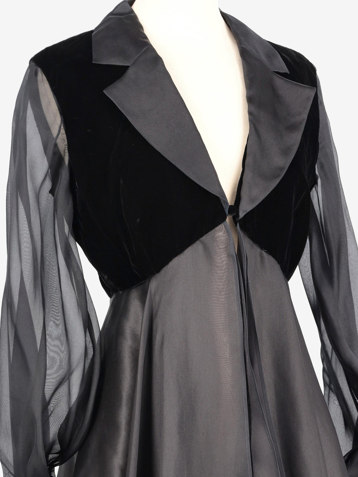 Mondrian Tulle and Velvet Shirt W2511.118.04  Mondrian 