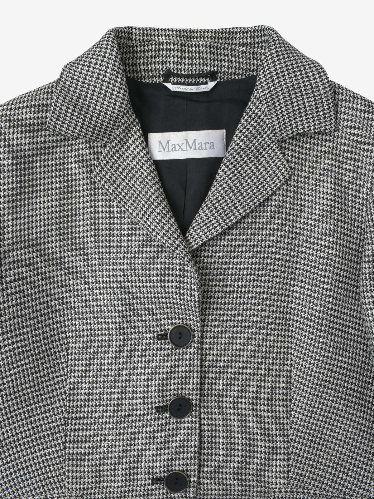 Max Mara Pied De Poule Jacket