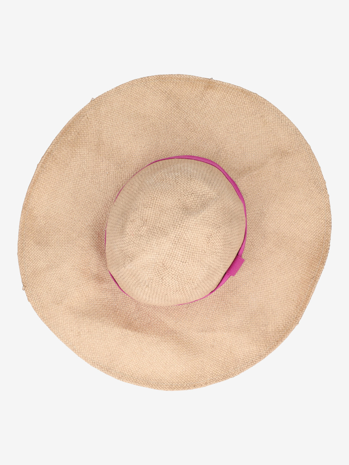 Malo "Riviera" Woven Straw Hat with Grosgrain Band WCV24101066  Vintage 