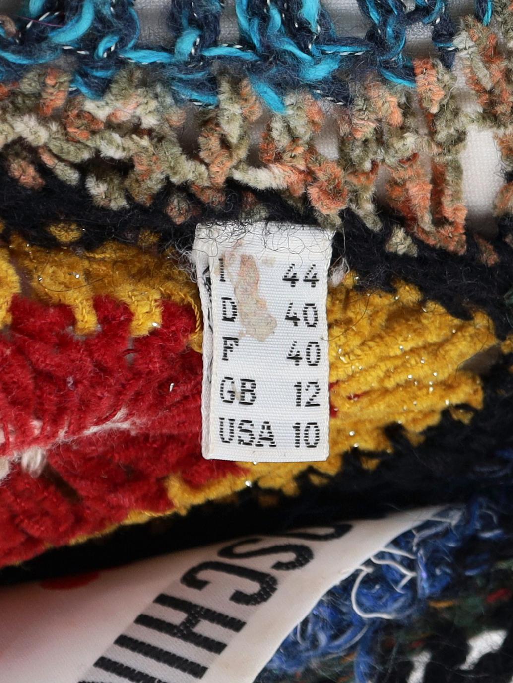 Moschino Multicoloured Crochet Cardigan W02122025.11  Moschino 