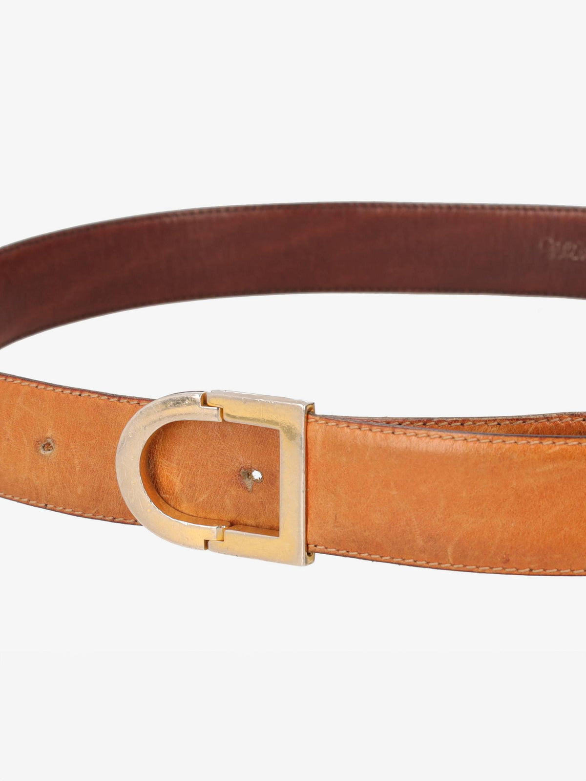 Vintage Thin Leather Belt WCV13032025.62.4  Vintage 