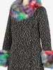 Voyage Coat With Multicolor Fur W2511.58  Voyage 
