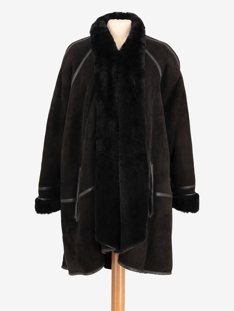 Vintage Black Shearling W24121250  Vintage 