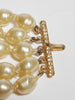 1980s Vintagel Baroque bracelet made of five rows of knotted pearls W2203319  Vintage 