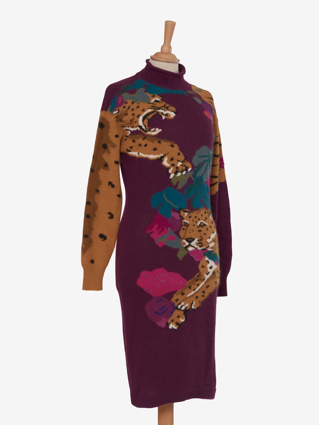 Krizia Wool Midi Dress