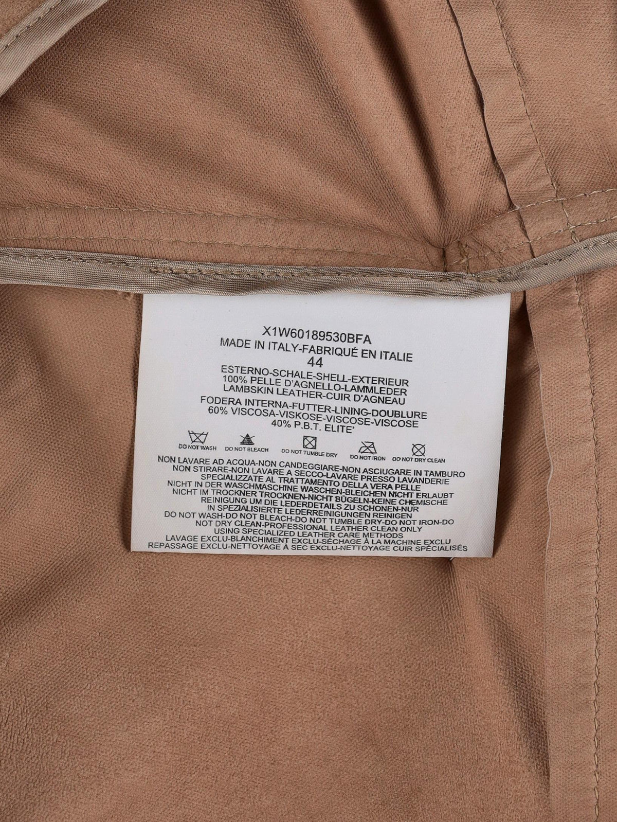 Tod's Long Suede Leather Coat with Belt and Buckle Details W7426.16  Tod's 