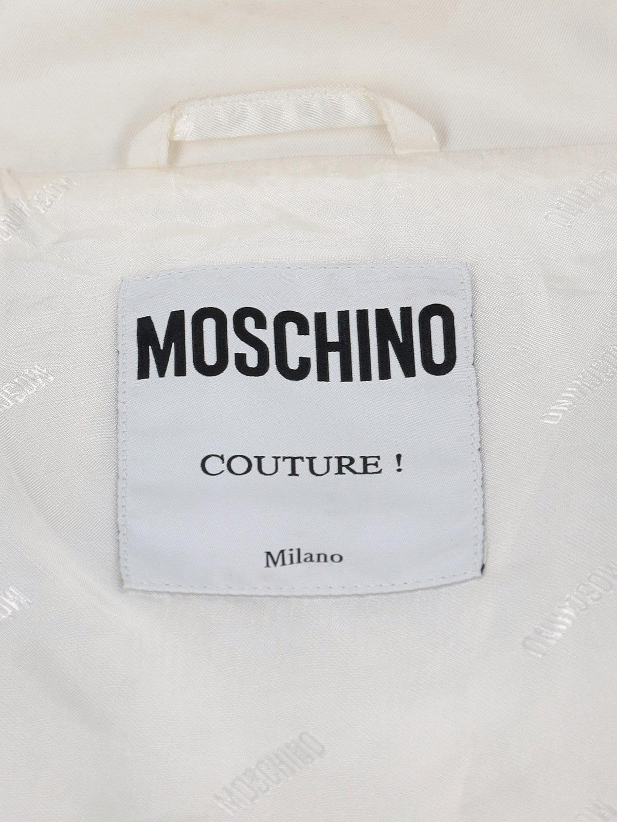 Moschino White Bomber Jacket WCV250848  Moschino 