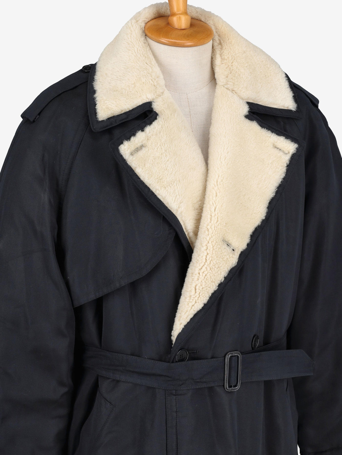 Valentino Trench Coat With Shearling Lining CVU2601-4.1  Valentino 