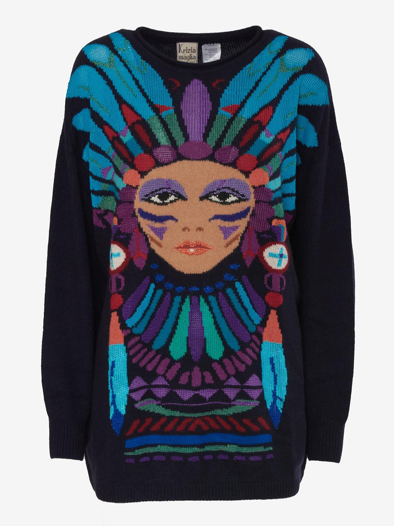 Krizia Multicolor over sweater CVM21.90.114D  Krizia 