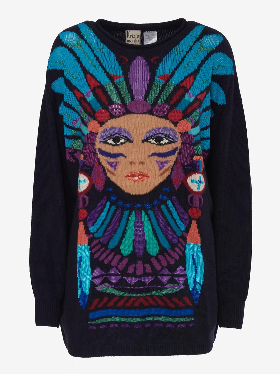 Krizia Multicolor over sweater CVM21.90.114D  Krizia 
