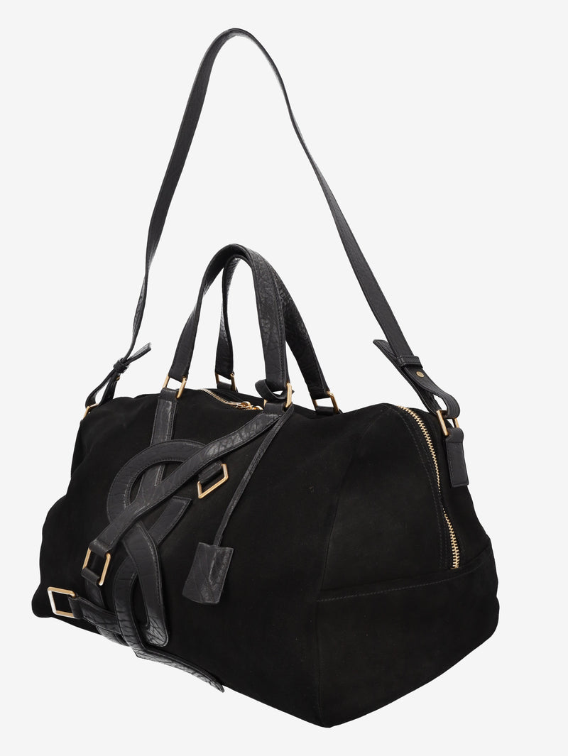 Yves Saint Laurent Vavin Duffle Bag in Suede and Leather WCV26.1.8  Yves Saint Laurent 