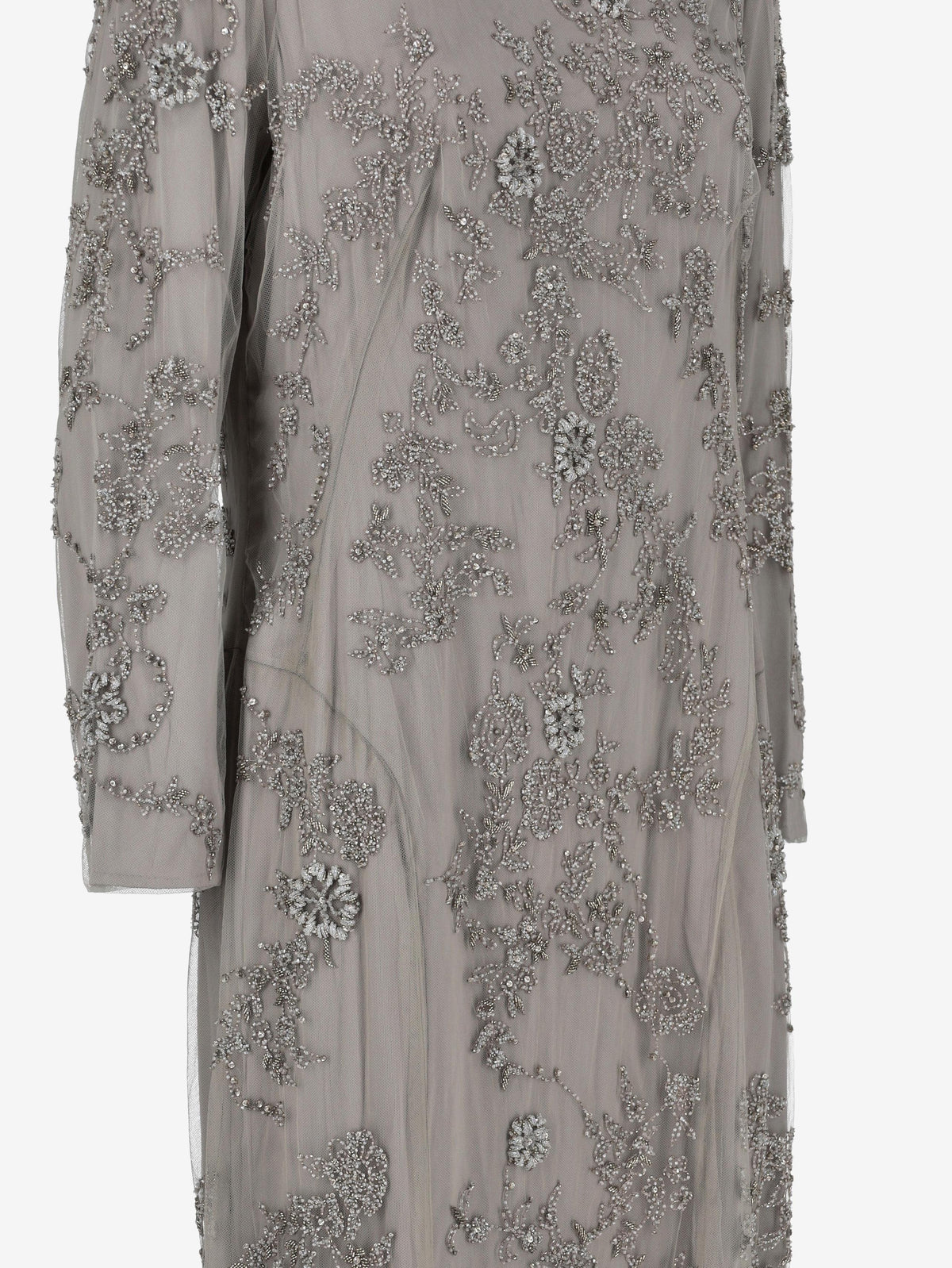 Ralph Lauren Embroidered Tulle & Silk Evening Gown CVM26.22.58  Ralph Lauren 