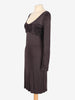 Versace Gathered Detailing Mini Dress CVB21.46.1  Versace 