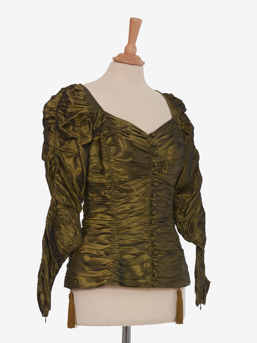 Top in seta drappeggiato di Lolita Lempicka