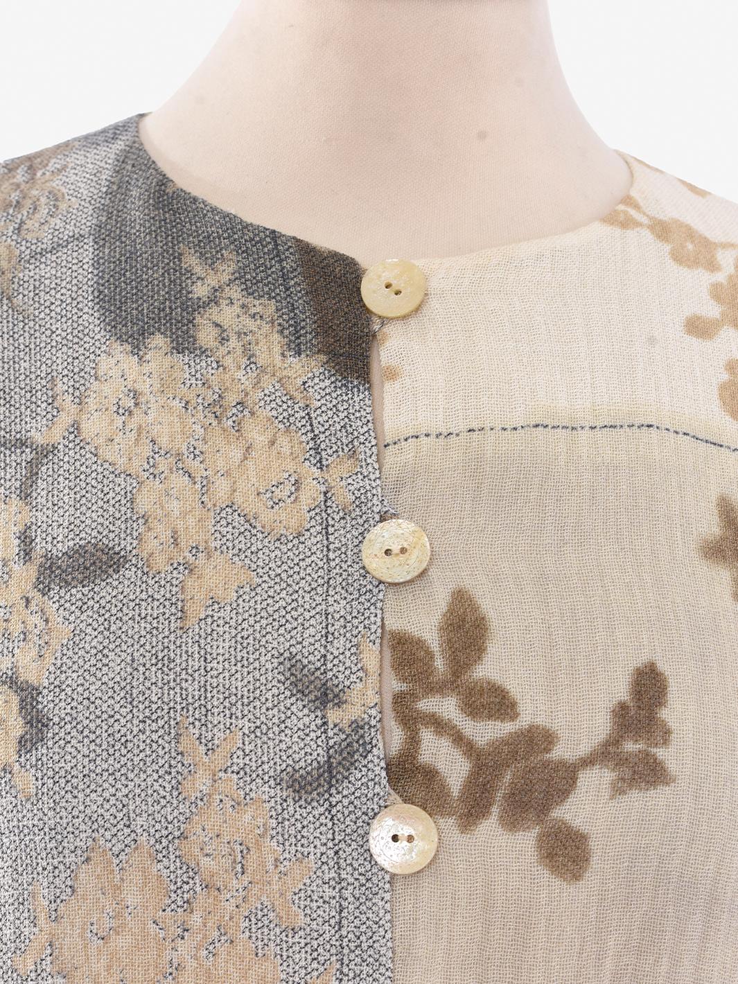 Emanuel Ungaro 完整的条纹和花朵图案