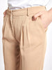 Y2K Blugirl beige pants in soft and fluid fabric with ankle lapels MZ1913467  Blugirl 
