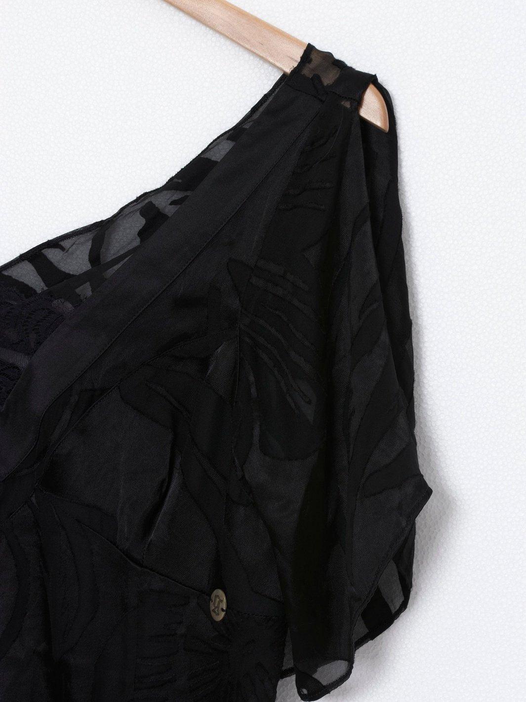 Y2K John Galliano black dress in silk blend W22062109  Galliano 
