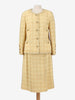 Chanel Boutique Yellow Wool Suit WCV13032025.81  Chanel 