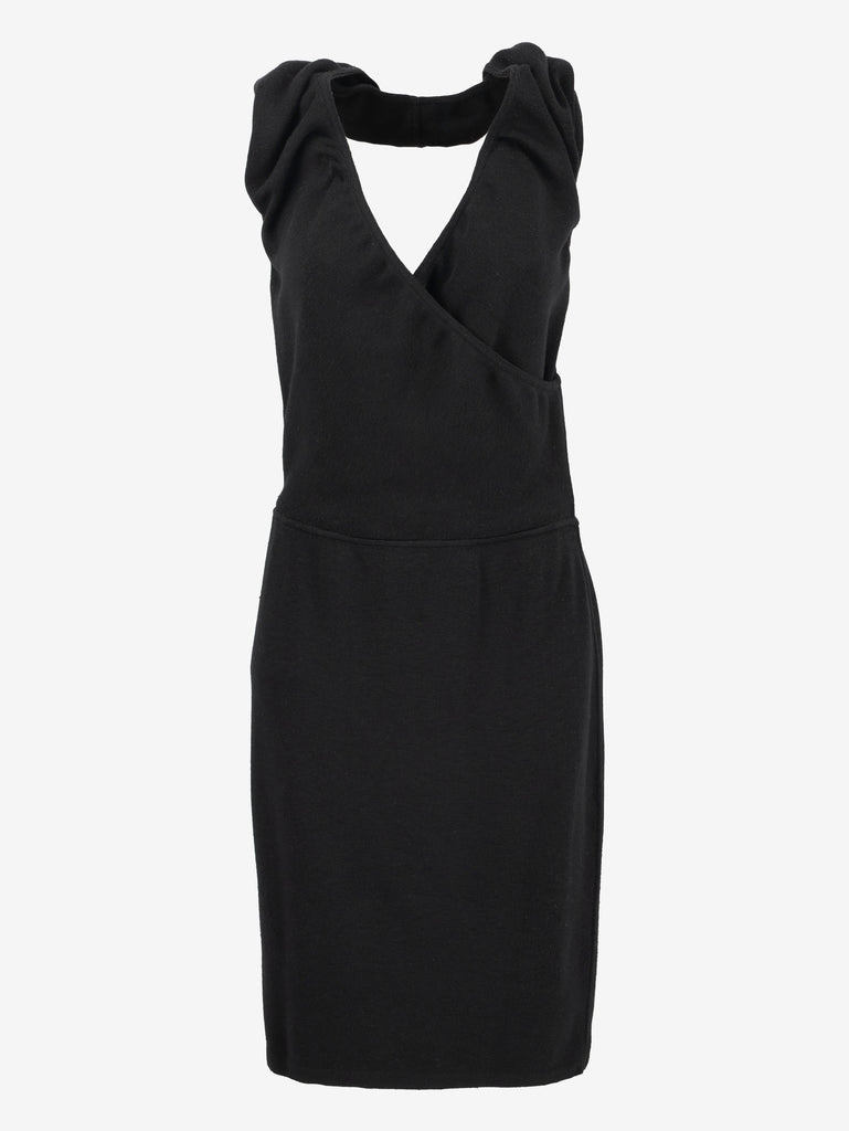 Alaïa Wool Hourglass Dress DM10043125  Alaïa 