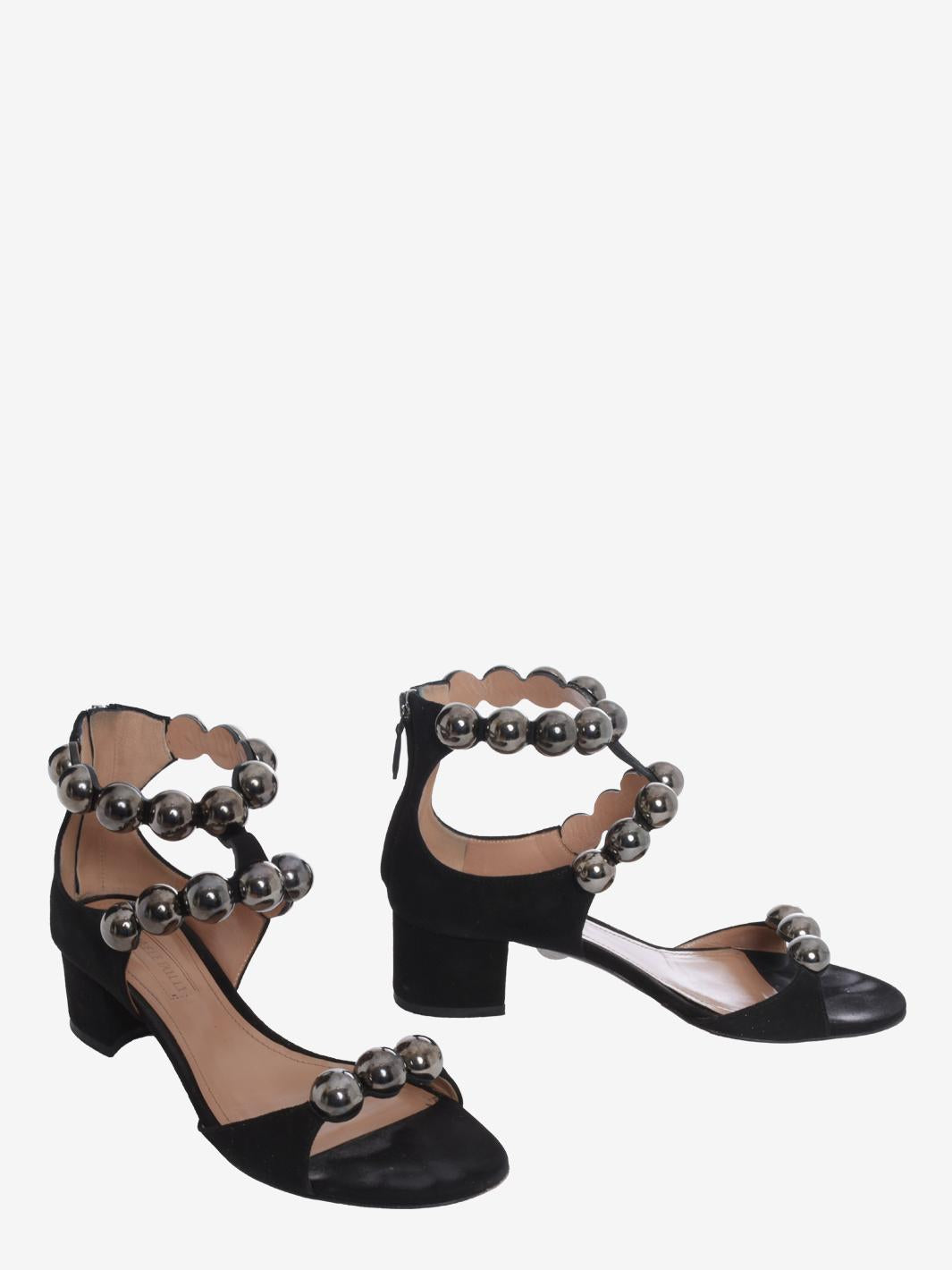 Samuele Failli Jewel 绒面革凉鞋