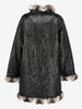 Mario Borsato Textured Coat with Faux Fur Inserts CVM26.6.32  Mario Borsato 