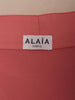 Alaïa Salmon Skirt with Ruffles