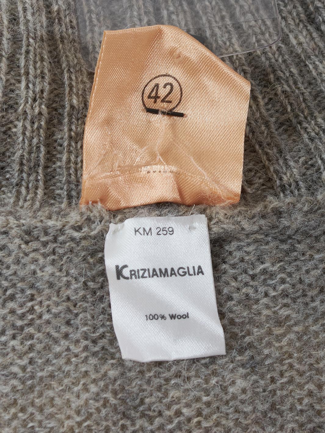 Krizia Wool Midi Dress