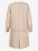 Vintage 1960s/1970s Cream Embroidered Dress Z101223  Vintage 
