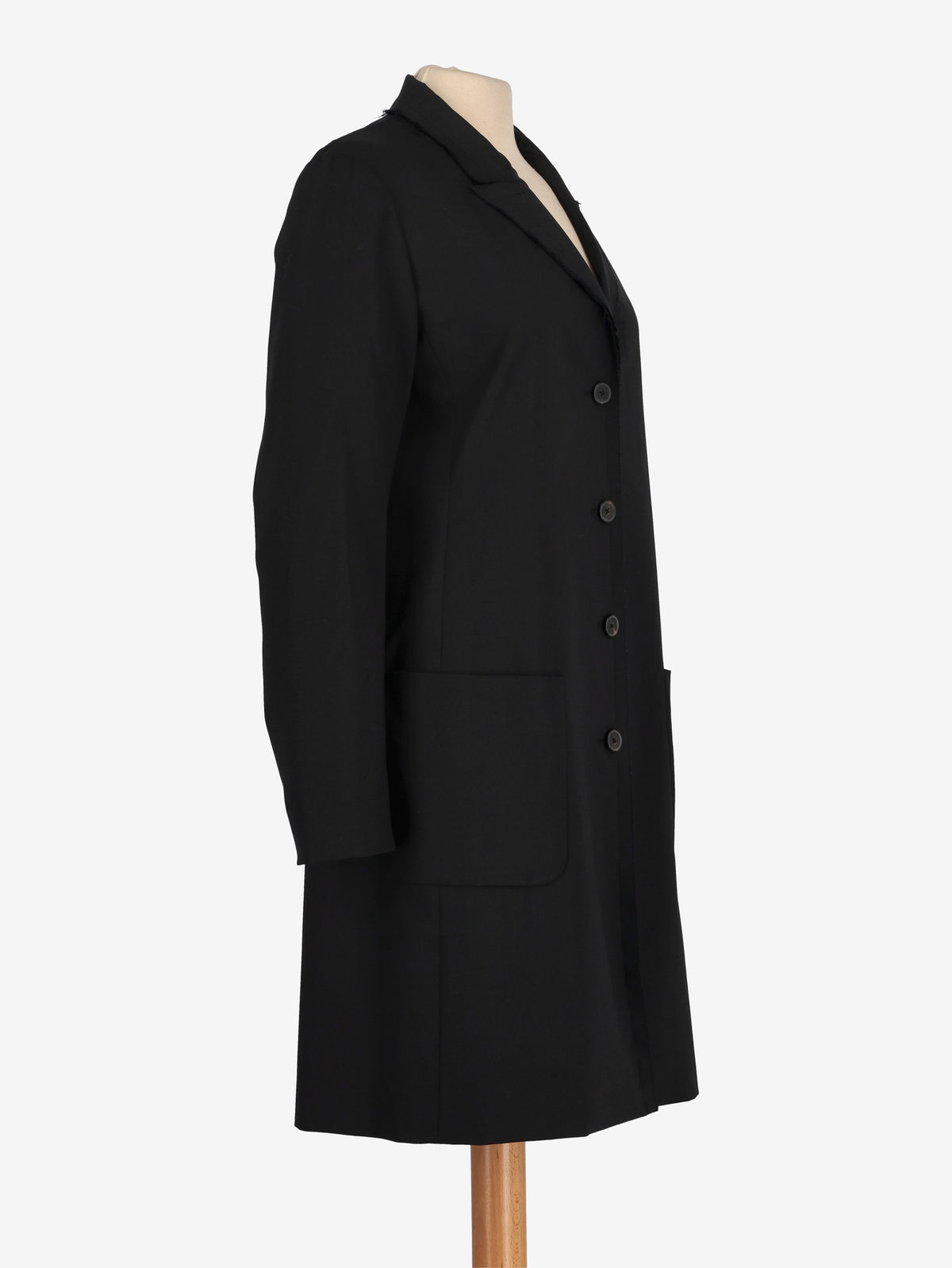 Jil Sander Black Wool Coat W271125.4  Jil Sander 