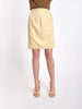 1990s silk cream-coloured skirt with side fastening by Genny BR004512  Genny 
