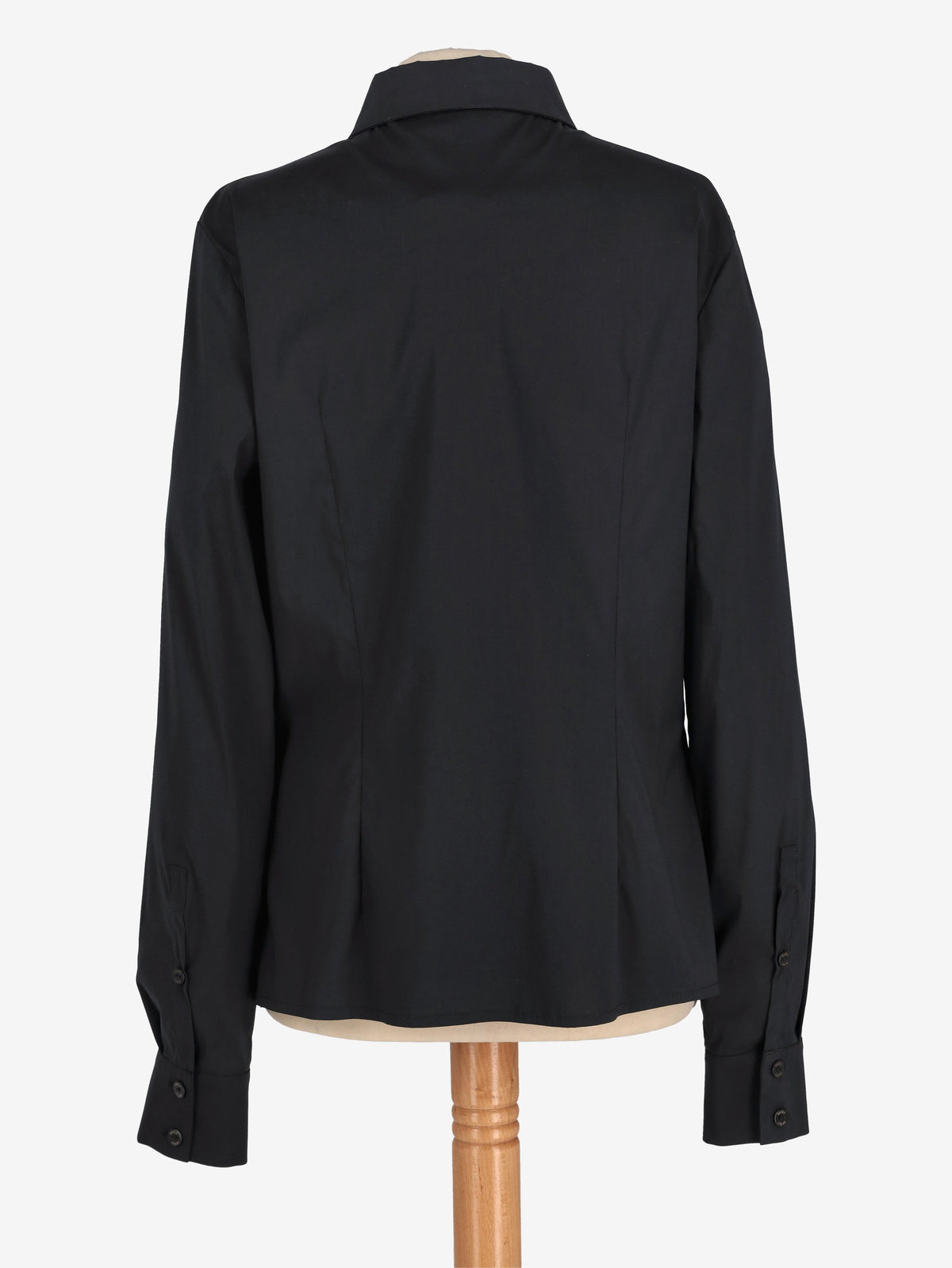 Basile Black Shirt With Transparent Detail W2511.72  Basile 
