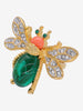 Kenneth Jay Lane Colourful Bee Ring CVR24.1.145  Kenneth Jay Lane 