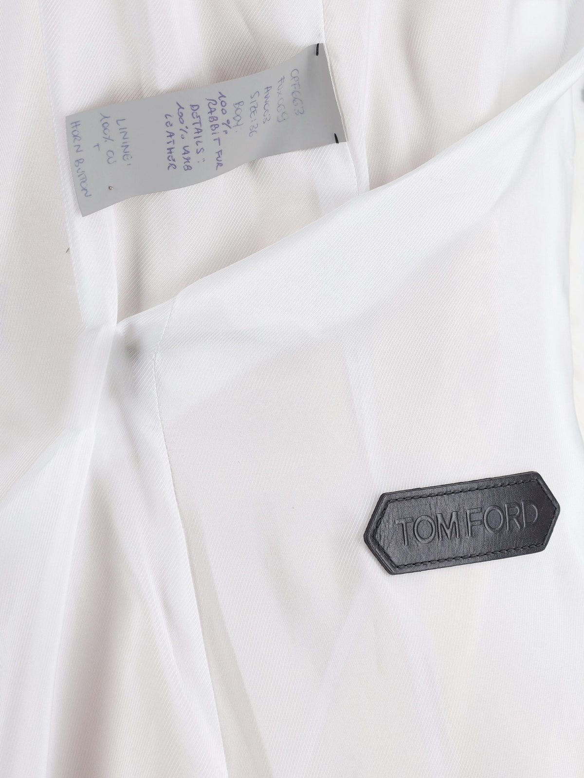 Tom Ford 兔皮毛大衣 - FW19