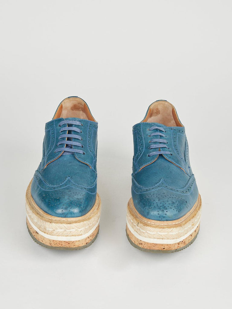 2010 Prada lace-up shoes with espadrilles style wedge W2110072  Prada 