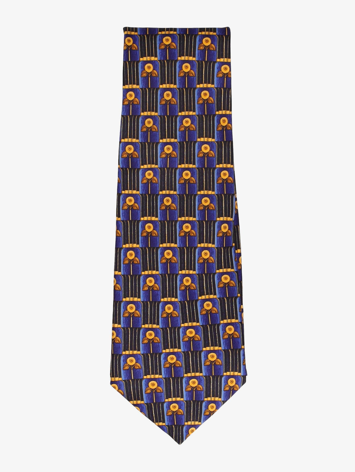 Lanvin Sunflower Print Tie WCV300625.17  Lanvin 